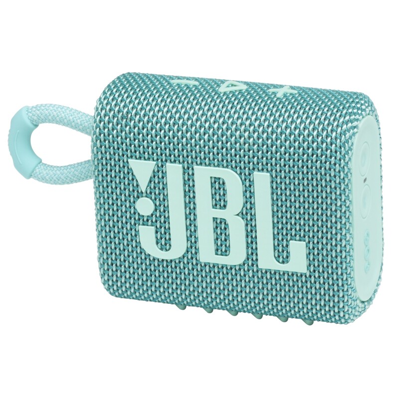 JBL GO 3 PORTABLE BLUETHOOTH SPEAKER,5 HOURS BATTERY & WATERPROOF (TEAL) 001
