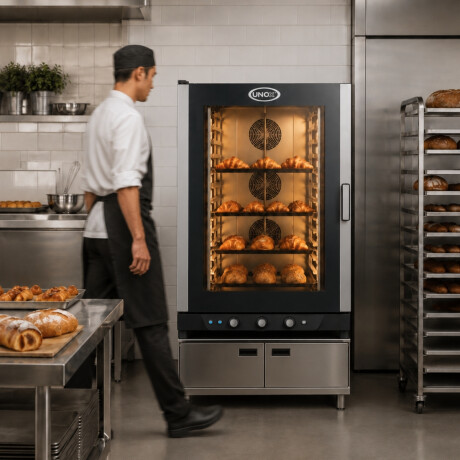 Horno Eléctrico Manual Chef Lux 12 Bandejas GN 1/1 Horno Eléctrico Manual Chef Lux 12 Bandejas GN 1/1