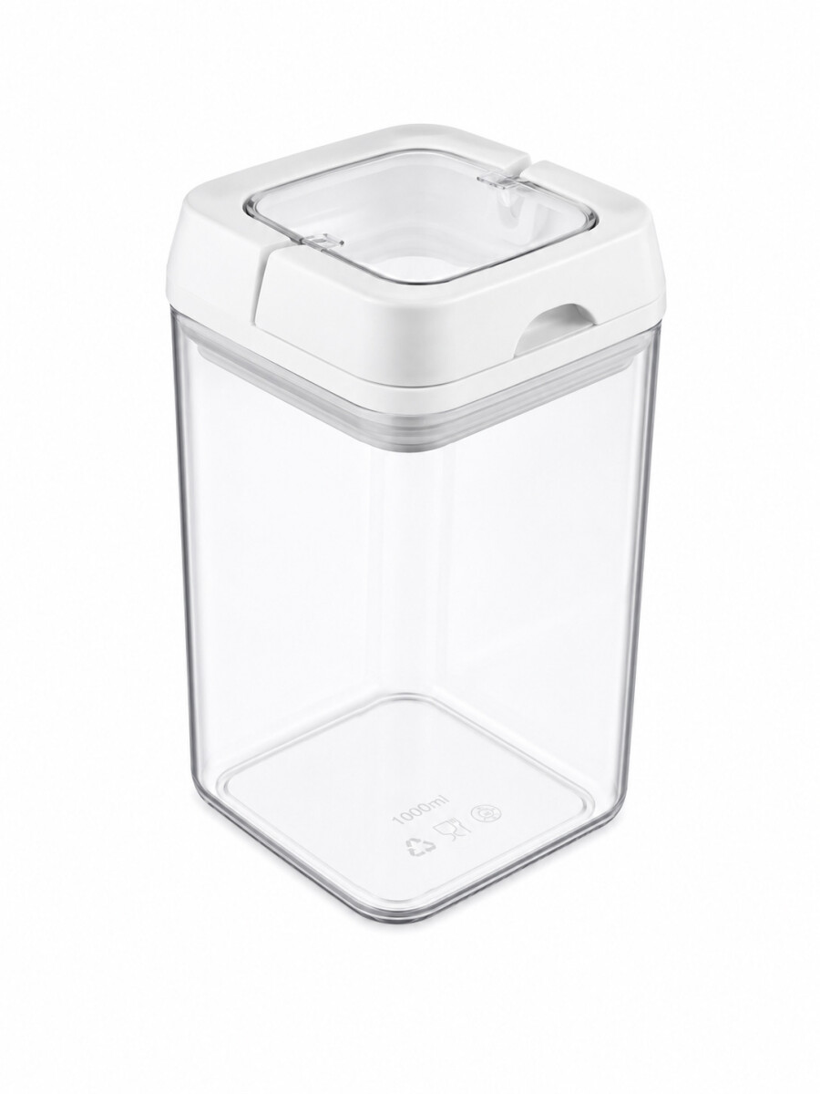 FRASCO HERMETICO 1000ML - TRANSPARENTE 