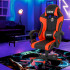 Silla Gamer Reclinable Like Vr-sd13 Hasta 160 Kg SILLA GAMER PL NEGRO/ROJO