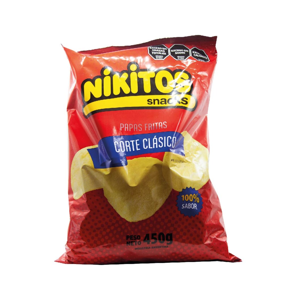Papas Fritas NIKITOS 450Grs Gigante 