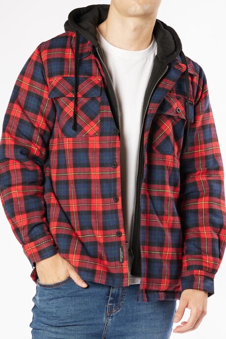 CAMISA MOGNA RUSTY Rojo