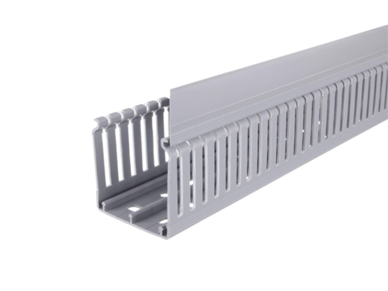 CABLECANAL 60X60MM GRIS RANURADO calado a gosto 