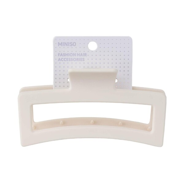Pinza de cabello XL blanco