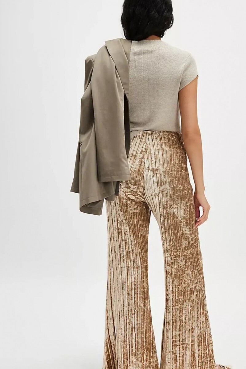 PANTALÓN VELVET STAR SIGN Beige