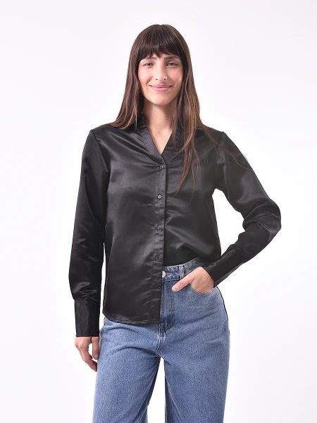 CAMISA CARMINA NEGRO