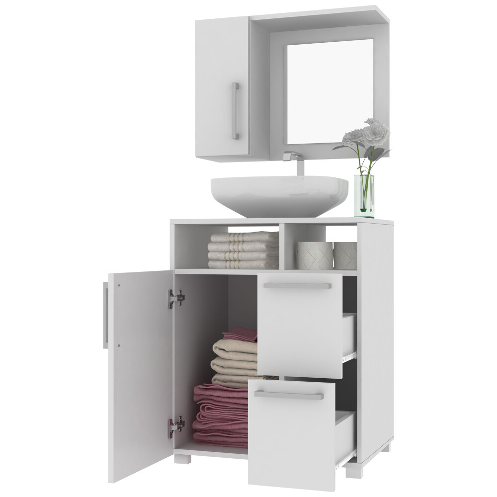 SET DE BAÑO MDP BLANCO FRESH