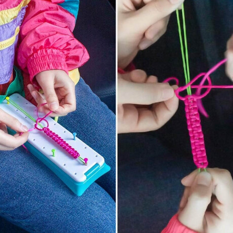 Set Para Crear Pulseras C/ Telar Juguete Infantil Jug025002