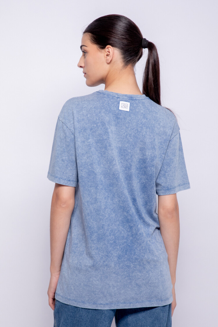 REMERA SNAIL Azul