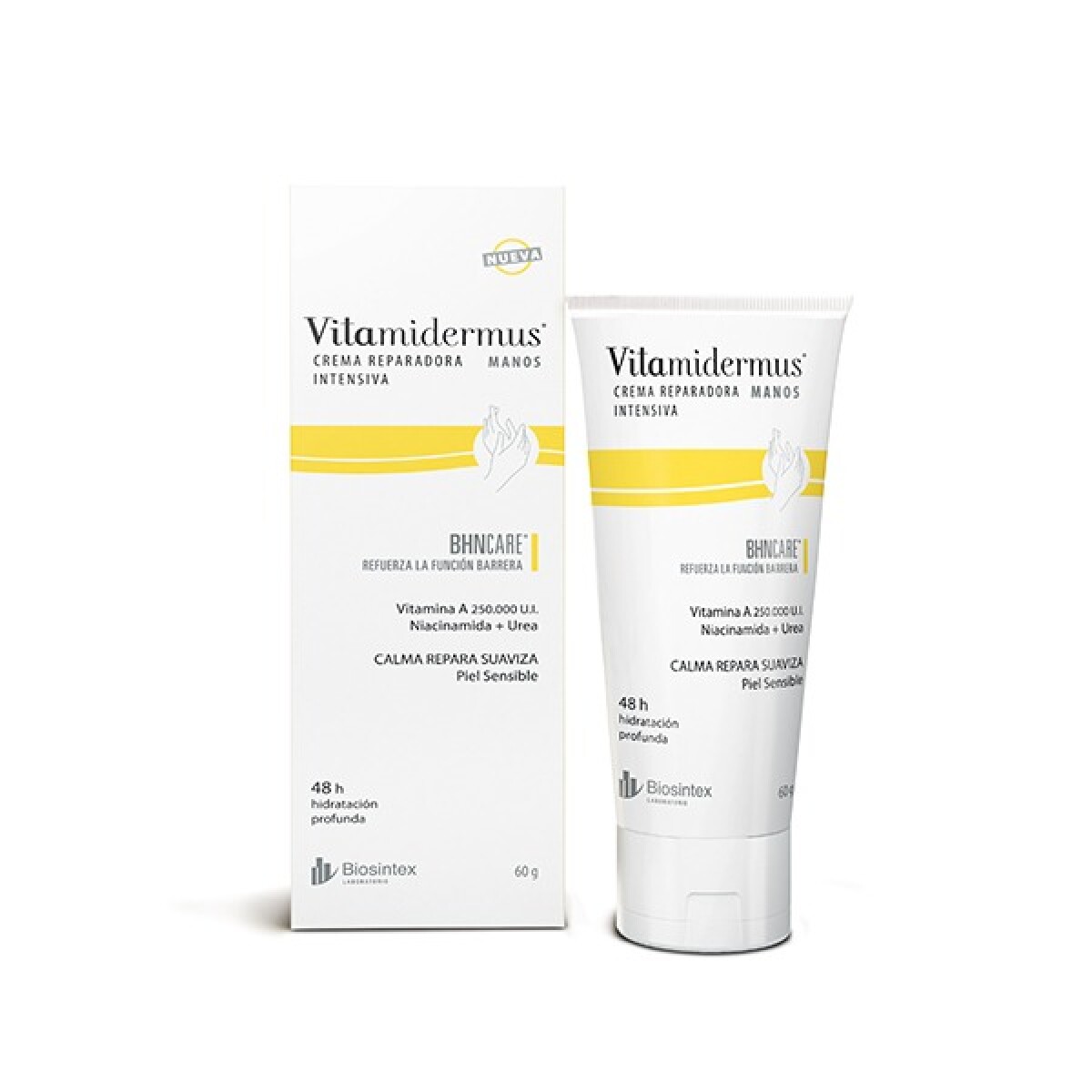 Vitamidermus Crema Reparadora Intensiva para Manos 60 gr | Nutrición y Reparación Cutánea 
