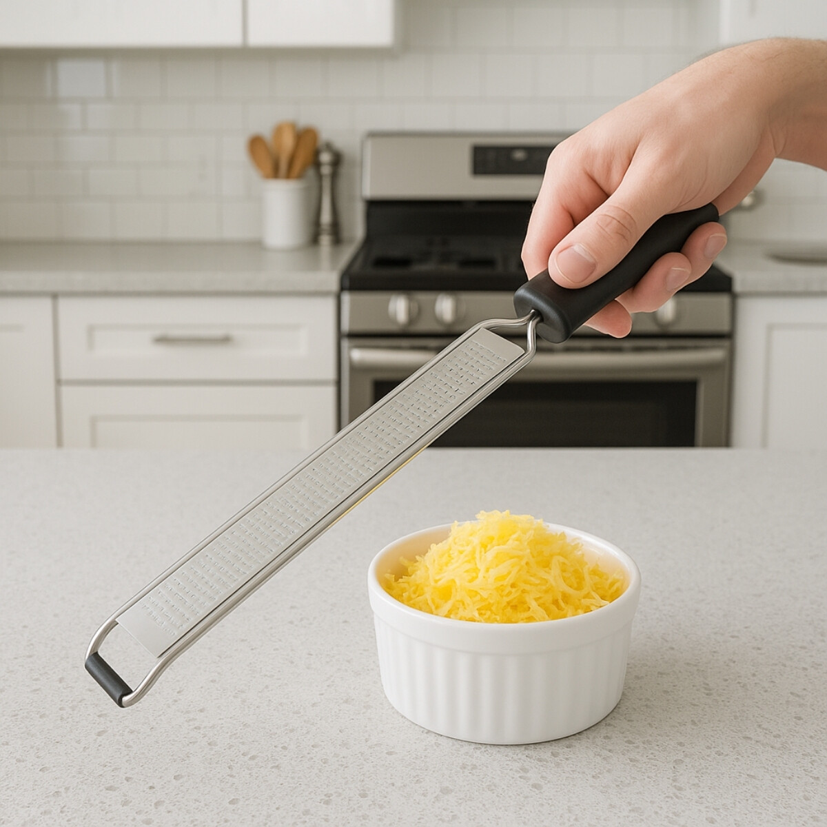 Rallador largo fino inox. (Microplane) 