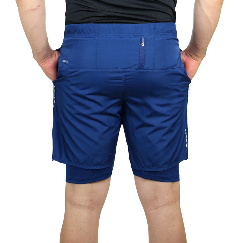Short Deportivo Con Calza Hombre Diadora Dry Fit Marino