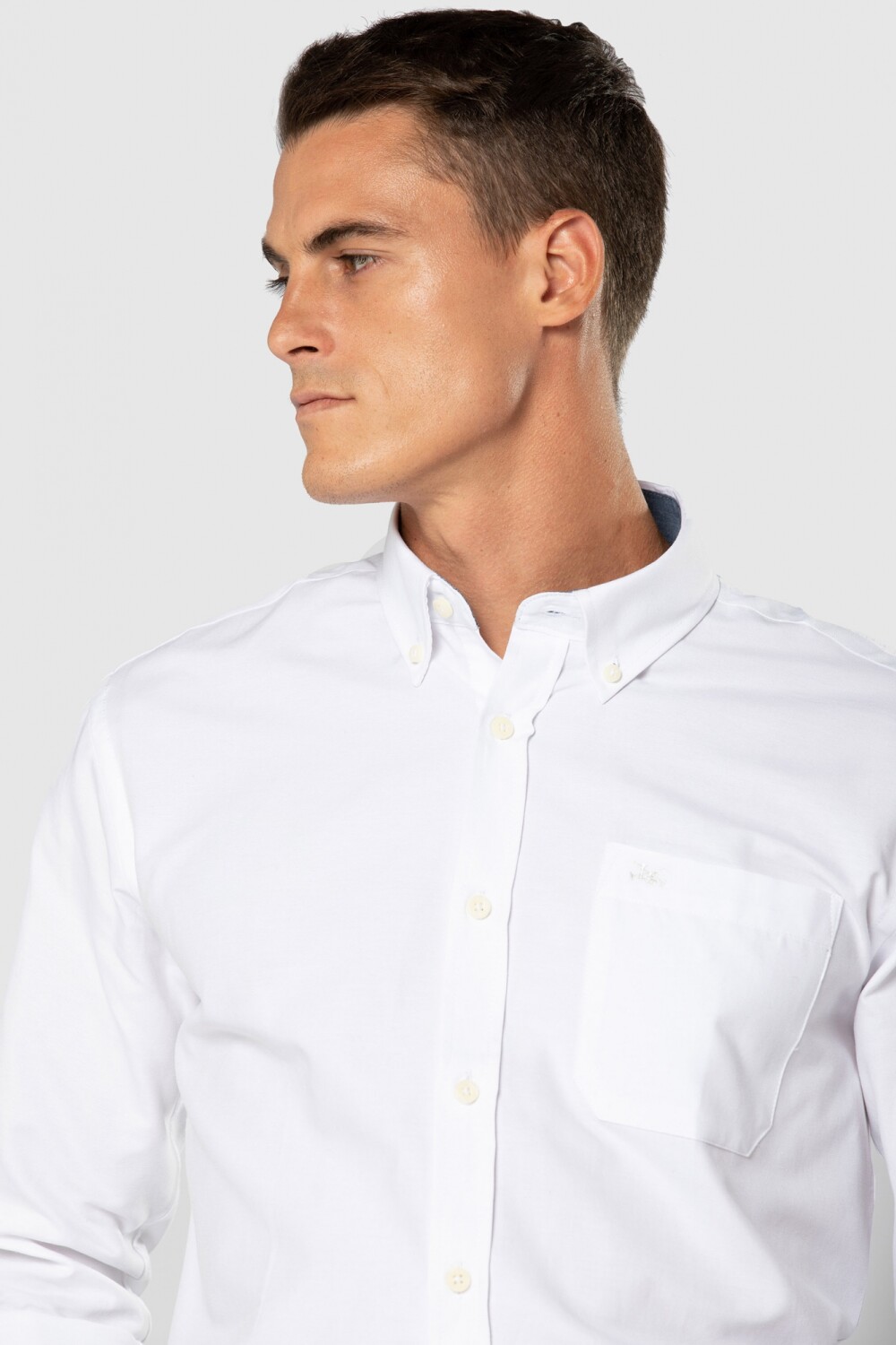 CAMISA LISA OXFORD Blanco