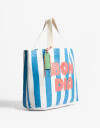 Shopper Shopper Estampada Bom Dia - Estampado Rayas