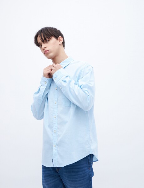 Camisa Salinger Celeste