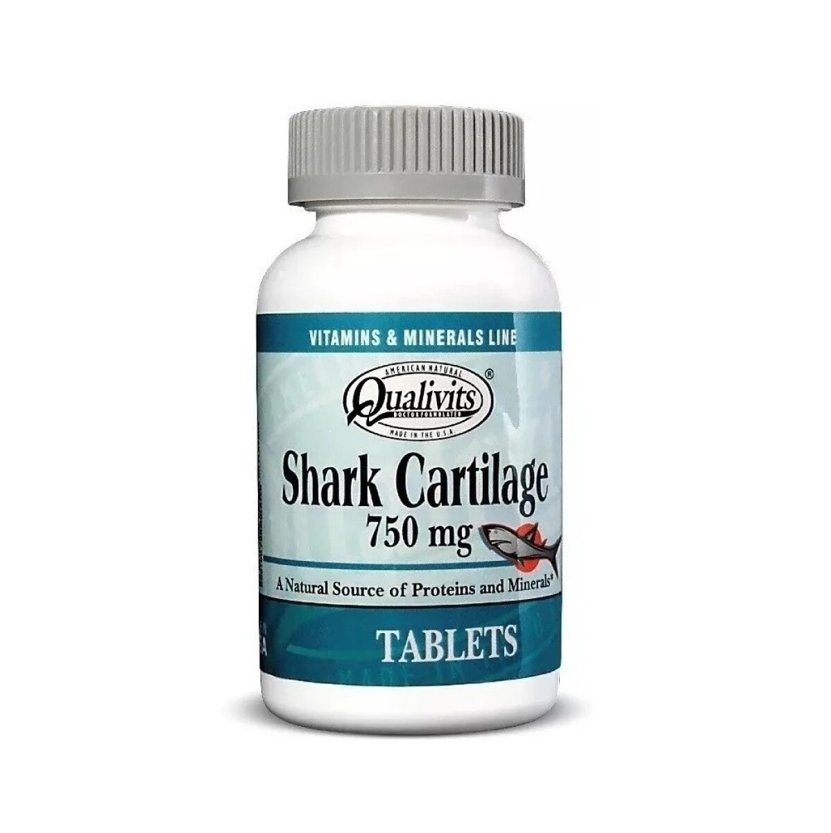 Cartilago De Tiburón 750 Mg. Qualivits 130 Tabletas 