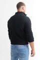 Campera de polar NEGRO