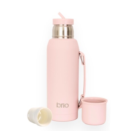 Termo 1 Litro Acero Inox brio Con Pico Cebador Rosa