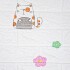 Revestimiento Autoadhesivo Pared Infantil X20 Calidad Variante Animales