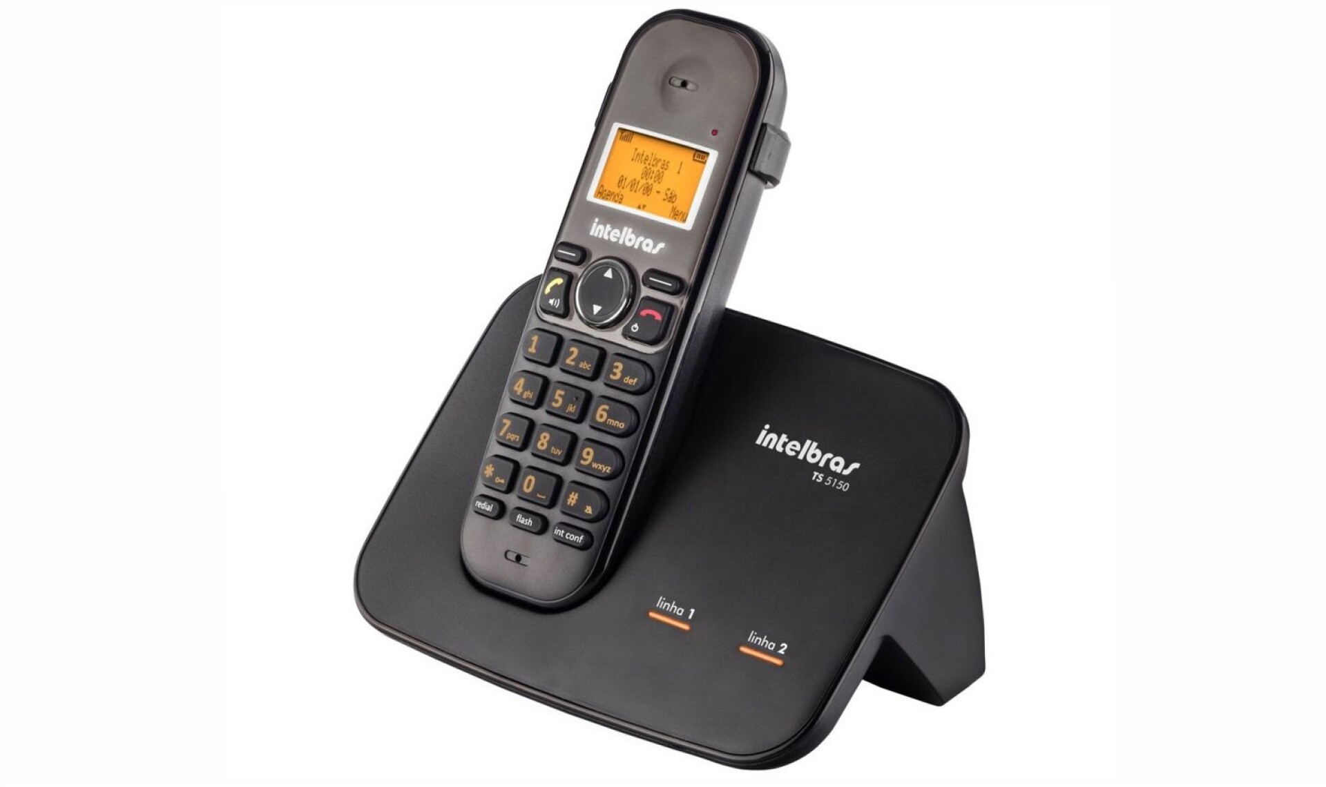 Teléfono Inalámbrico Intelbras Ts 5150 Negro - 3669 