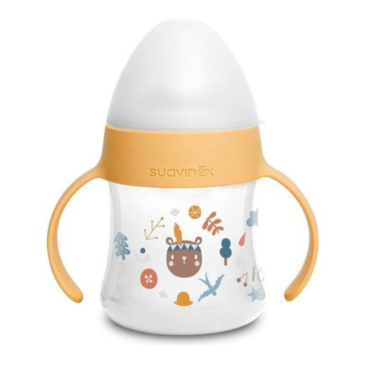 Vaso First Suavinex bebé Forest 150 ml +4m - Amarillo 