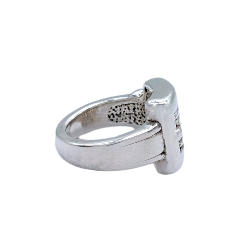 Anillo Hebilla-Plata 925 Inflada-Sin Piedra-AN3003 sinpiedra