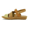 Sandalia Country Mujer Dos Tiras Con Pulsera Beige-nuez