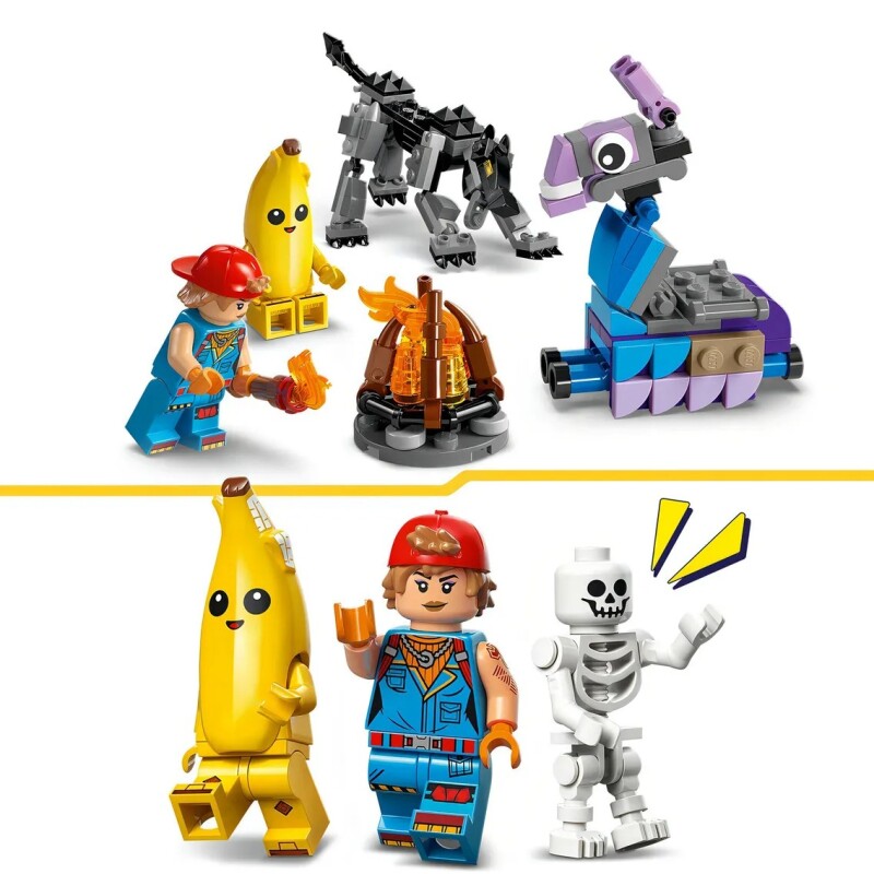 LEGO® Fortnite® Campamento de Peely y Sparkplug (77075) LEGO® Fortnite® Campamento de Peely y Sparkplug (77075)