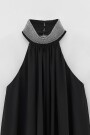 VESTIDO CON BRILLO Negro