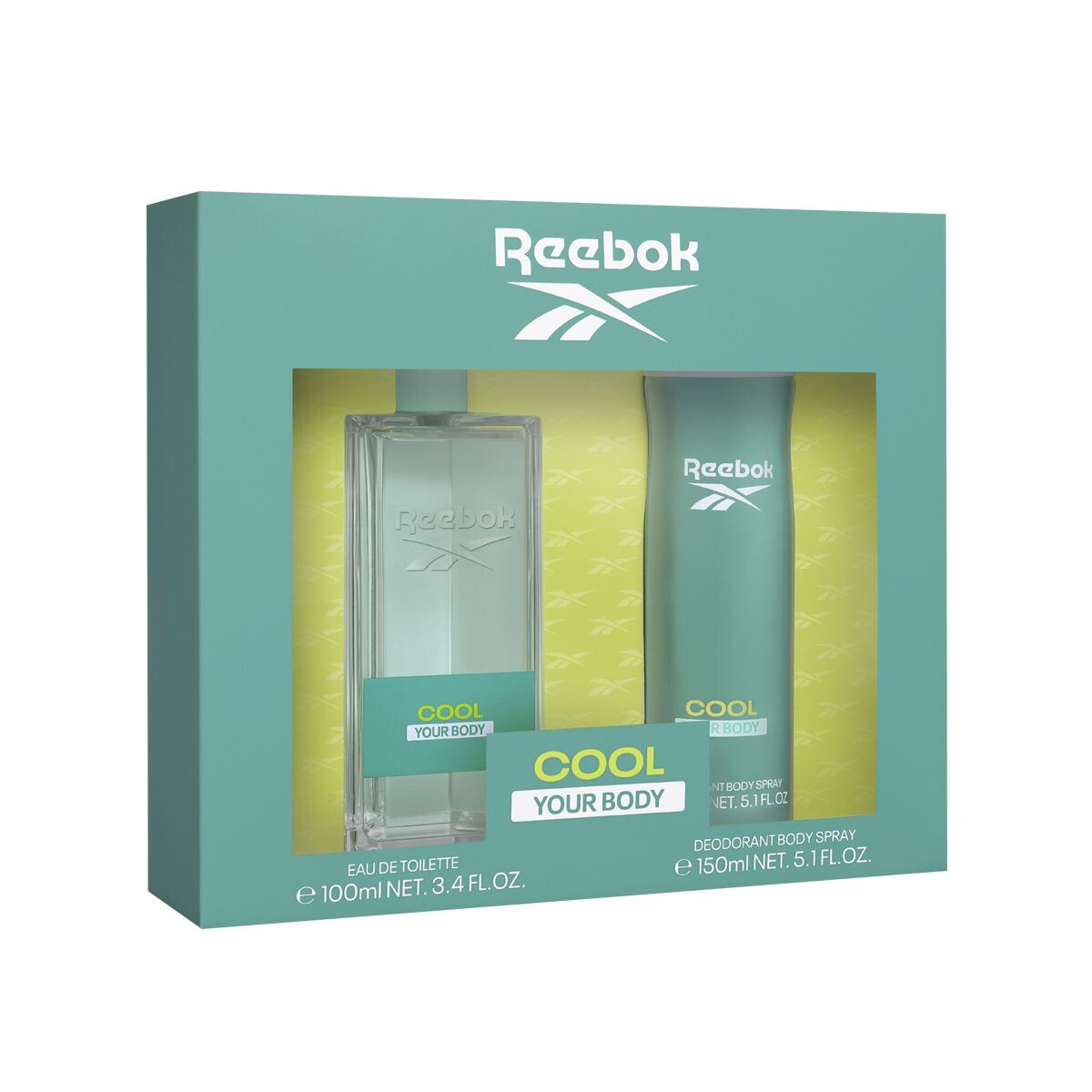 REEBOK COOL FEM ( EDT100ML+ BODY150ML) 