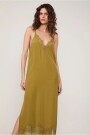 Vestido maxi strass Verde
