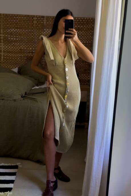 Row Glow Dress Dorado