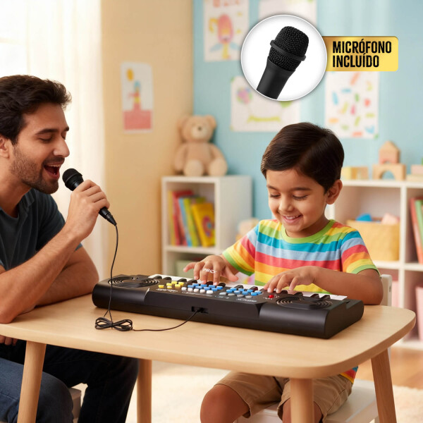 Organo Musical Teclado Piano Electrico Instrumento 37 Teclas Tonos Ritmos Con Microfono Imback Organo Musical Teclado Piano Electrico Instrumento 37 Teclas Tonos Ritmos Con Microfono Imback