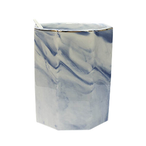 Vela Aromática Mármol - Varios Colores AZUL