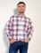Camisa a cuadros Calisto Rojo
