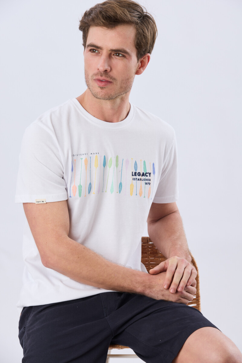 REMERA ESTAMPADA - Blanco 