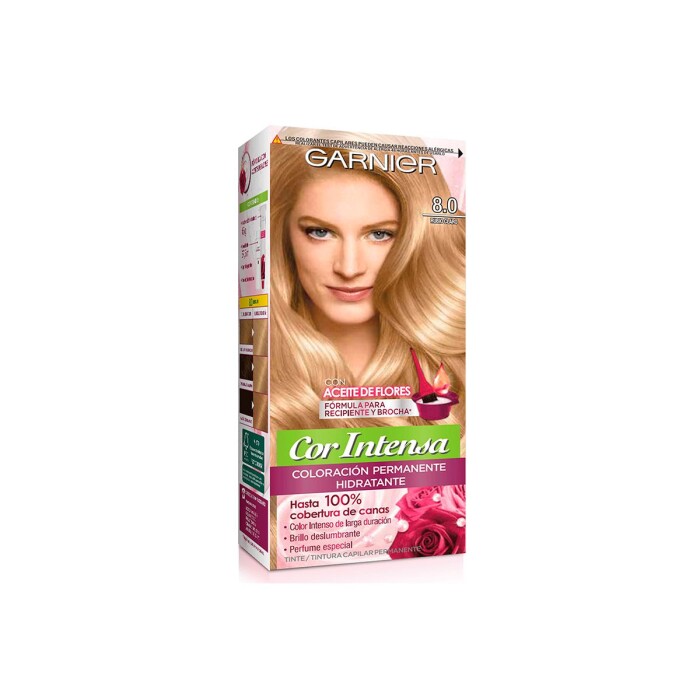 COLOR INTENSO 8.0 RUBIO CLARO UNID. única