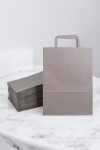 Pack x 50 - bolsa lisa 22x10x30 cm. GRIS SOMBRA