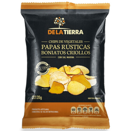 SNACK PAPA RUSTICA/BONIATO DE LA TIERRA 120G SNACK PAPA RUSTICA/BONIATO DE LA TIERRA 120G