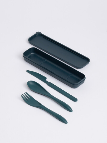 Set de cubiertos Verde