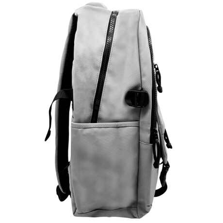 Mochila Urbana Expert Multiuso Laptop Impermeable Gris Claro