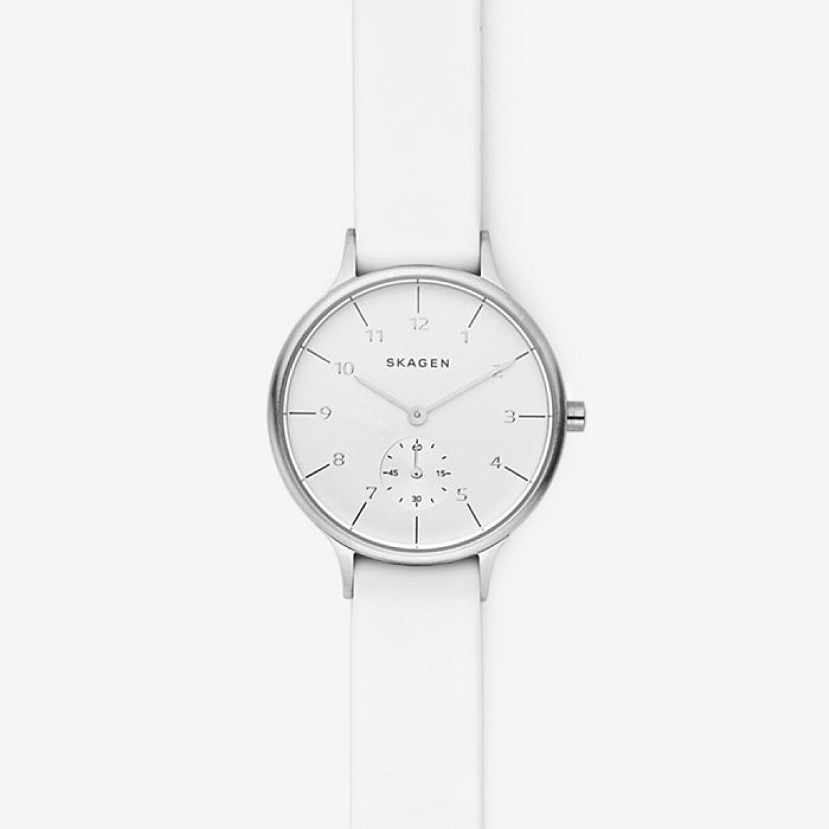 Reloj Skagen Fashion Cuero Blanco 