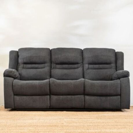 Sillón Reclinable 3 Cuerpos Renno Gris Sillón Reclinable 3 Cuerpos Renno Gris