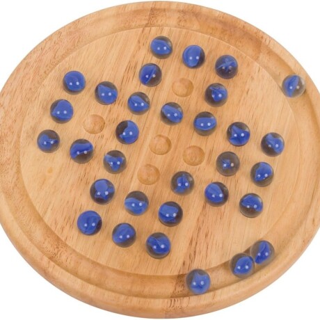 Juego de mesa Solitario con canicas Juego de mesa Solitario con canicas