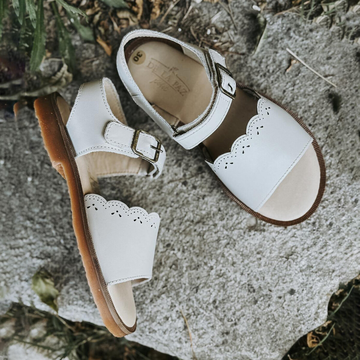 Sandalia René - Marfil 