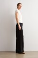 Pantalon recto negro