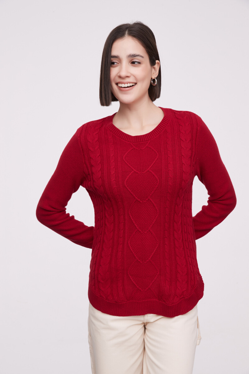 Sweater Aspasia - Cereza 