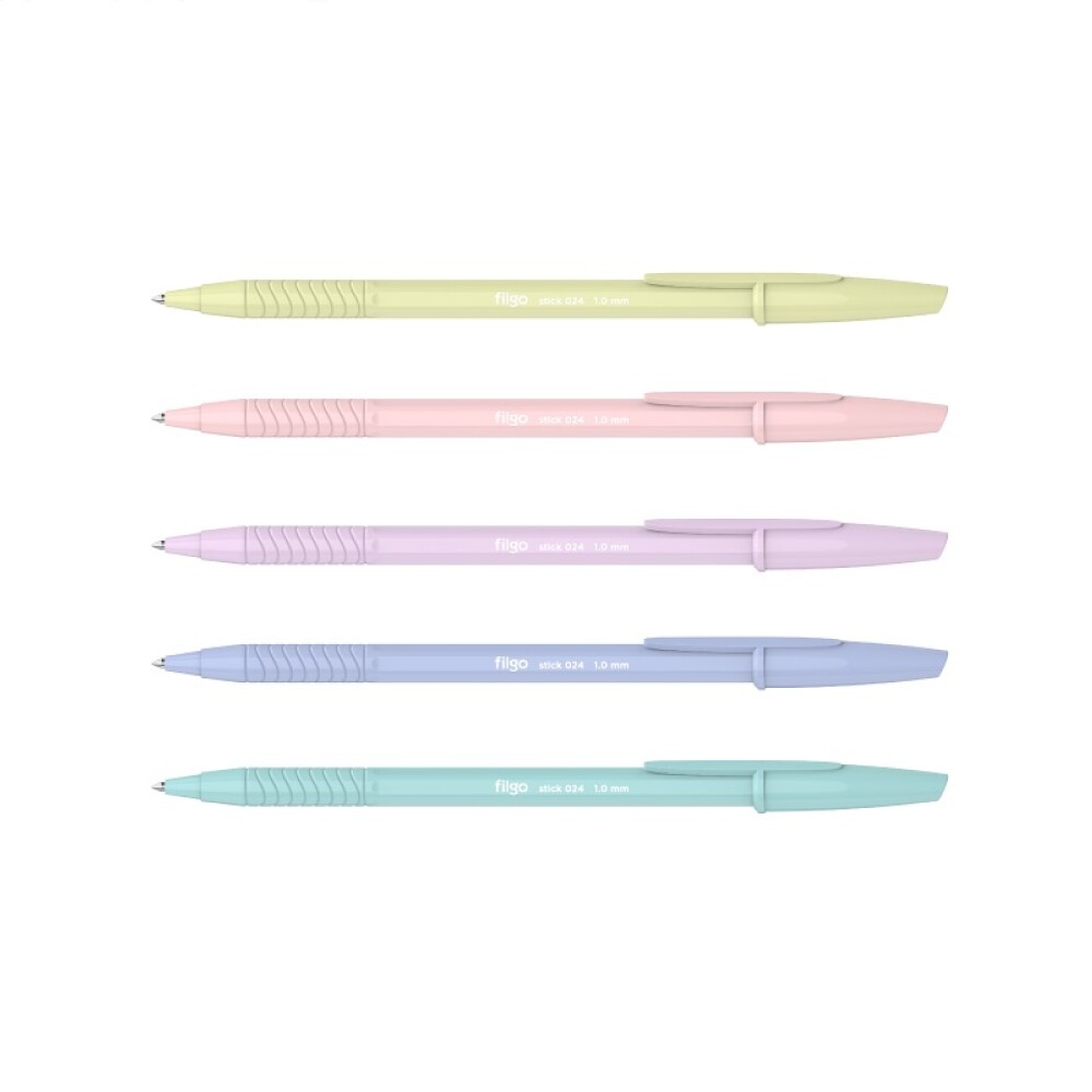 Bolígrafo Filgo Stick Pastel 024 Tinta Azul BOLIGRAFO STICK PASTEL 024 TINTA AZUL FILGO
