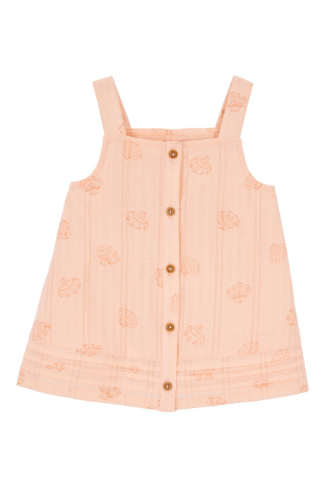 Musculosa de algodón, diseño caracolas Sin color