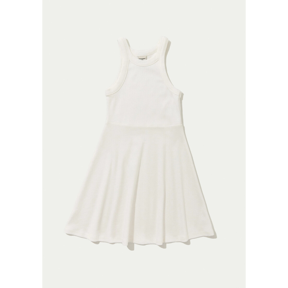 VESTIDO CURTO FEM - BEGE CLARO 